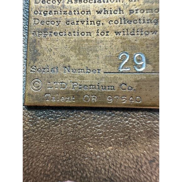 1984 1st Edition Pacific Flyway Belt Buckle by LTD PREMIUM CO Number 29 - Picture 10 of 12